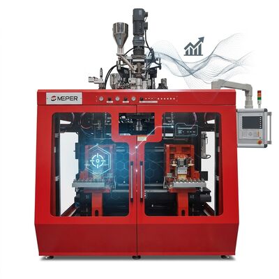 Medicine Bottle 500ml PE Extrusion Blow Molding Machine 80FDE-4S