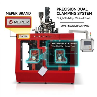 Food Grade 500ml Plastic Extrusion Blow Molding Machine 80FDE-4S