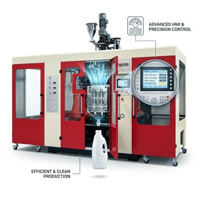 Double Layer View Strip Extrusion Blow Molding Machine MP100FD